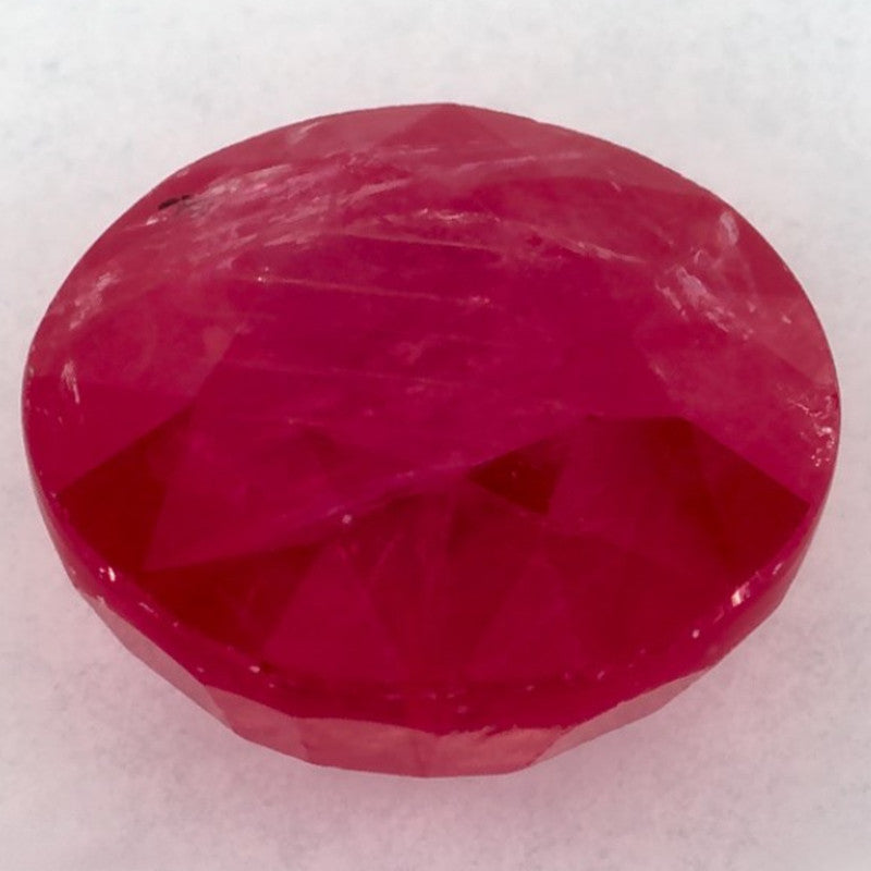 2.74 Carat Round Natural Red Ruby