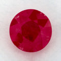 1.63 Carat Round Natural Red Ruby