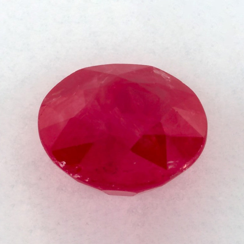 1.63 Carat Round Natural Red Ruby