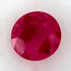 1.64 Carat Round Natural Red Ruby