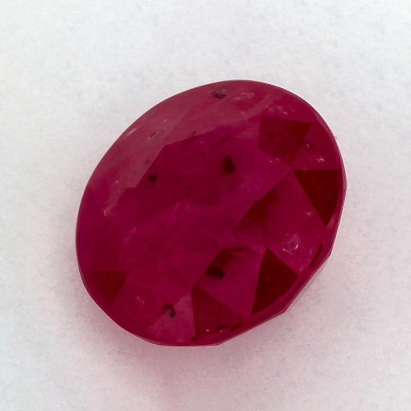 1.92 Carat Round Natural Red Ruby