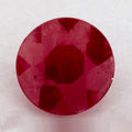 1.91 Carat Round Natural Red Ruby