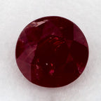 1.31 Carat Round Natural Red Ruby