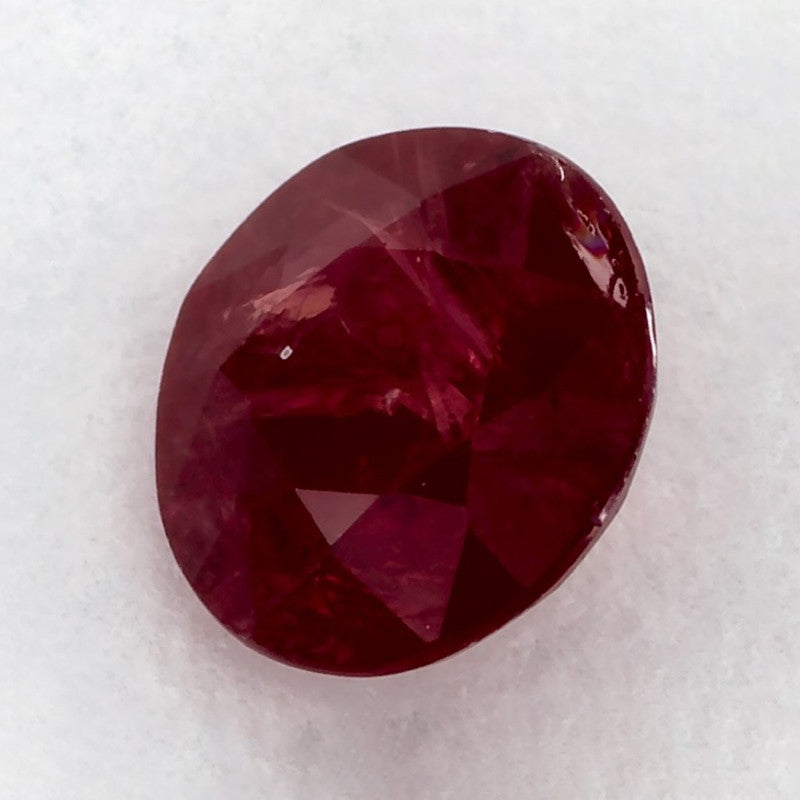 1.31 Carat Round Natural Red Ruby