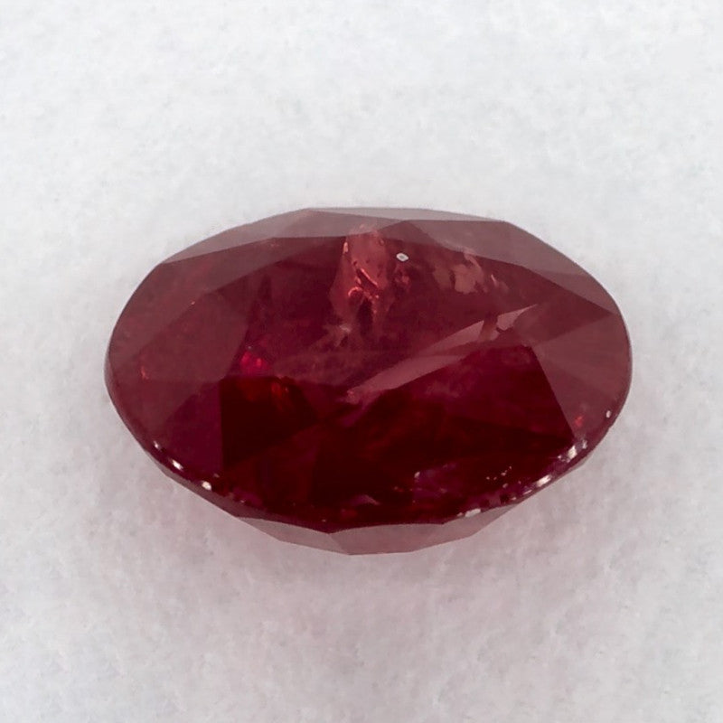 1.31 Carat Round Natural Red Ruby