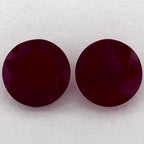 1.57 Carat Round Natural Red Ruby