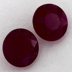 1.57 Carat Round Natural Red Ruby
