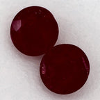1.79 Carat Round Natural Red Ruby