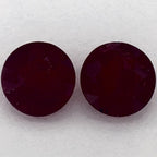 2.04 Carat Round Natural Red Ruby