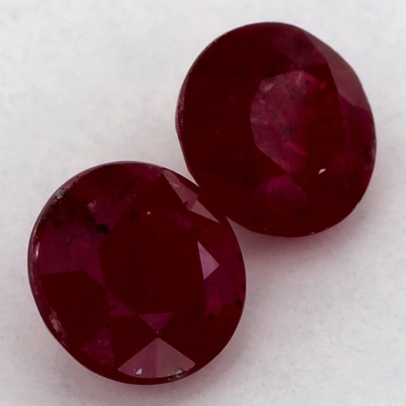 2.29 Carat Round Natural Red Ruby
