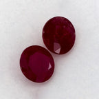 2.31 Total Carat Weight Round Natural Red Ruby