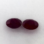 2.82 Total Carat Weight Round Natural Red Ruby