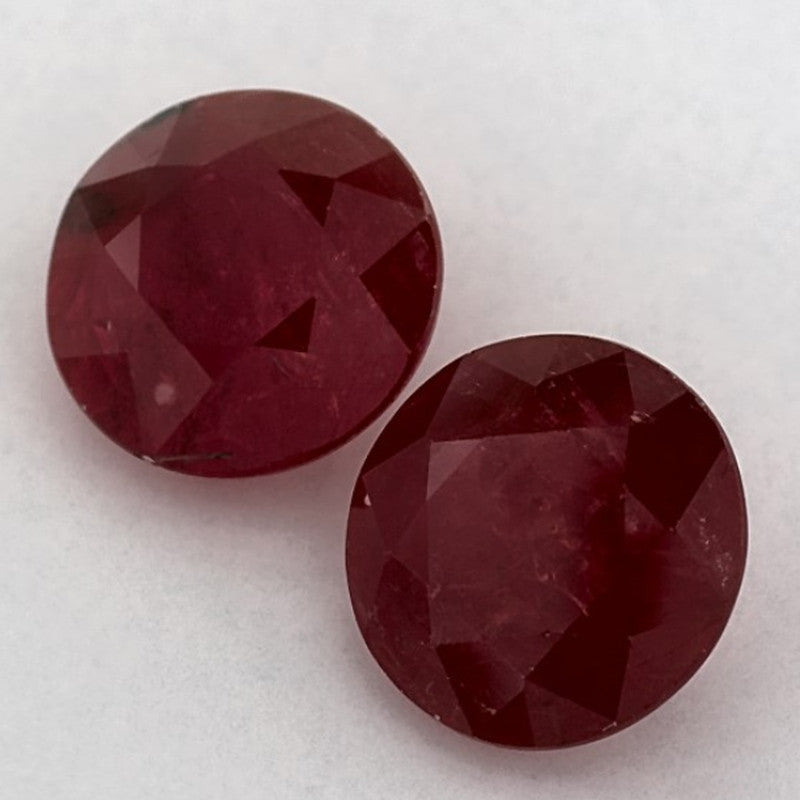 3.00 Carat Round Natural Red Ruby