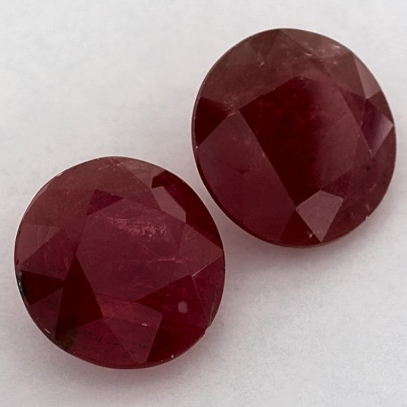 3.00 Carat Round Natural Red Ruby
