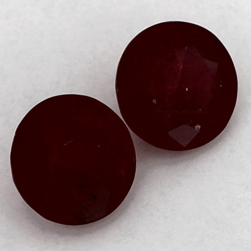 3.04 Carat Round Natural Red Ruby