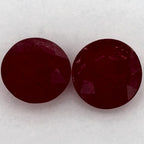 3.17 Carat Round Natural Red Ruby
