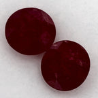 3.17 Carat Round Natural Red Ruby