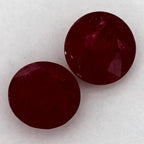 3.17 Carat Round Natural Red Ruby