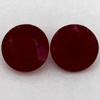 3.26 Carat Round Natural Red Ruby