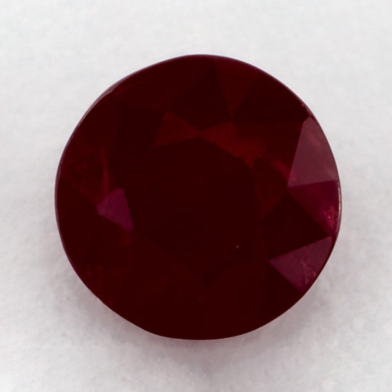 1.17 Carat Round Natural Red Ruby