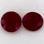3.37 Carat Round Natural Red Ruby