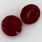 3.37 Carat Round Natural Red Ruby