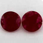 3.56 Carat Round Natural Red Ruby