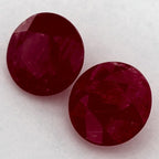 3.56 Carat Round Natural Red Ruby