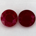 3.70 Carat Round Natural Red Ruby
