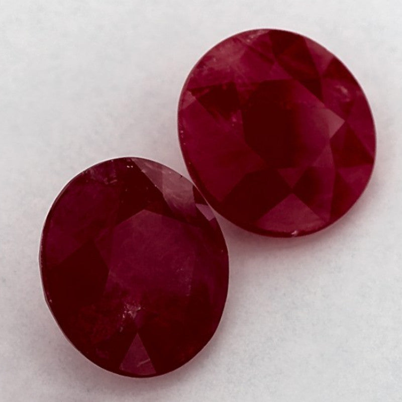 3.93 Carat Round Natural Red Ruby