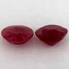 3.93 Carat Round Natural Red Ruby
