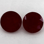 5.88 Carat Round Natural Red Ruby
