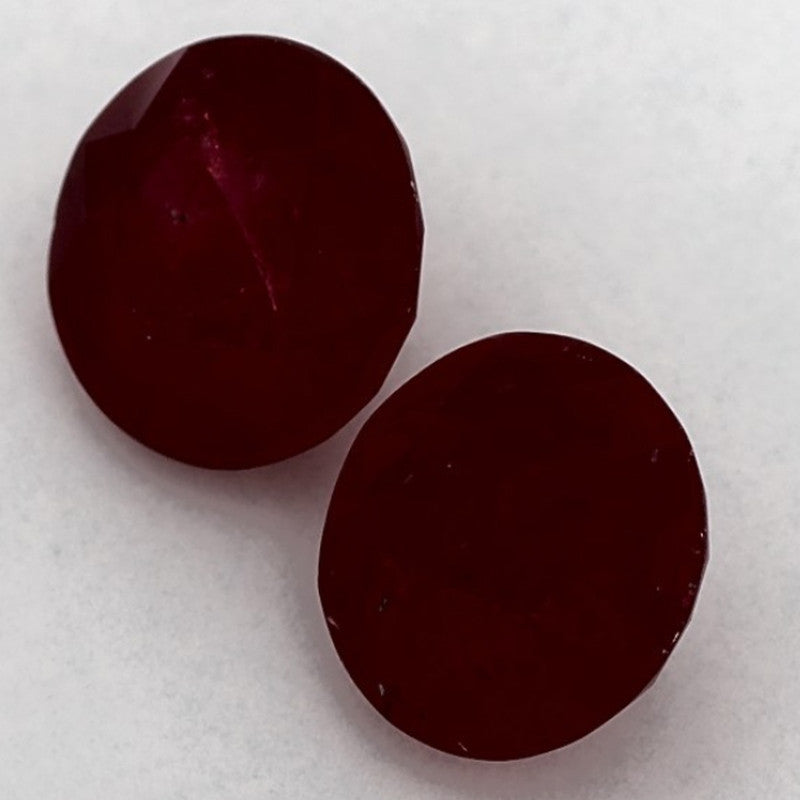 5.88 Carat Round Natural Red Ruby