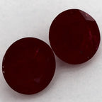 5.88 Carat Round Natural Red Ruby