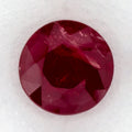1.39 Carat Round Natural Red Ruby
