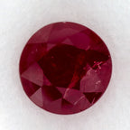 1.39 Carat Round Natural Red Ruby