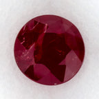 1.39 Carat Round Natural Red Ruby
