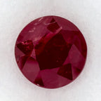 1.39 Carat Round Natural Red Ruby