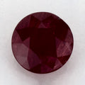 1.60 Carat Round Natural Red Ruby
