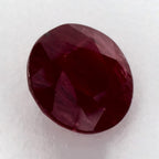 1.60 Carat Round Natural Red Ruby