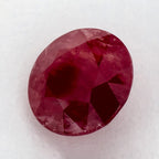 3.91 Carat Round Natural Red Ruby