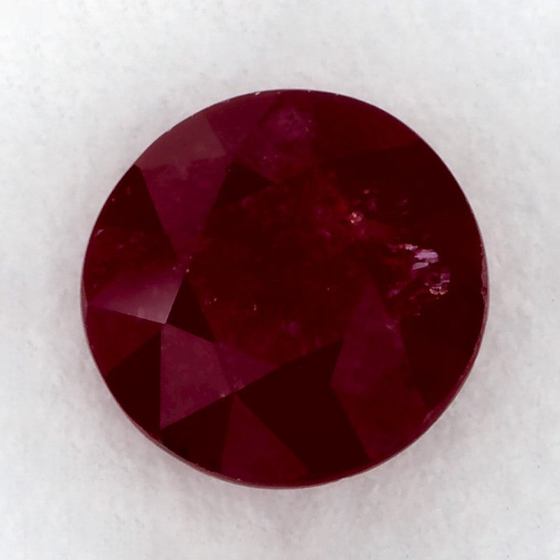 1.03 Carat Round Natural Red Ruby