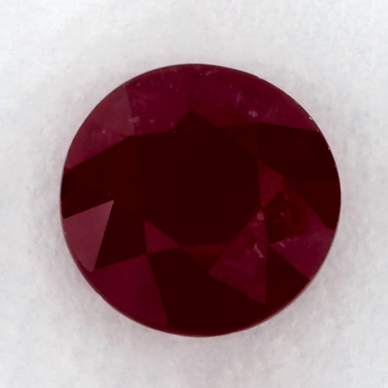 1.03 Carat Round Natural Red Ruby
