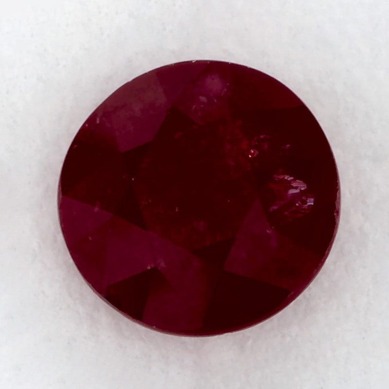 1.03 Carat Round Natural Red Ruby