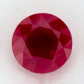 1.57 Carat Round Natural Red Ruby