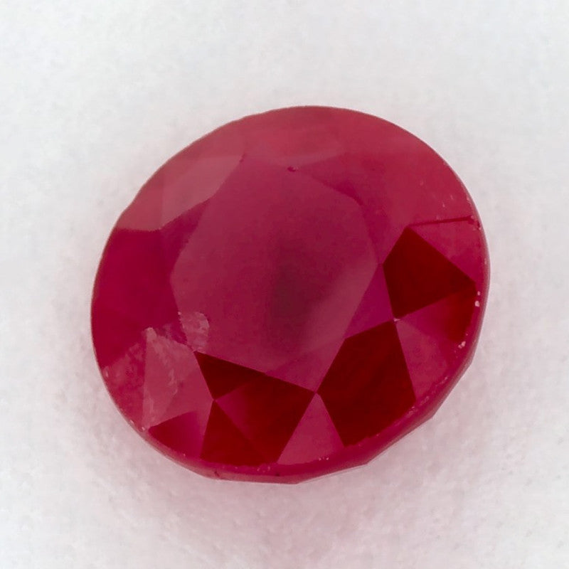 1.57 Carat Round Natural Red Ruby