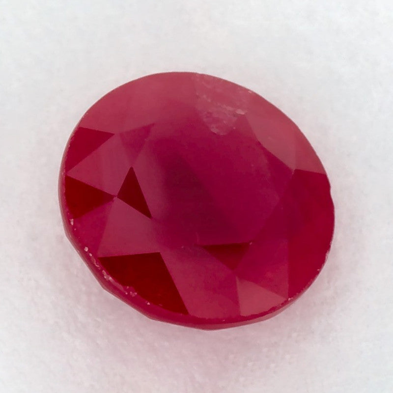 1.57 Carat Round Natural Red Ruby