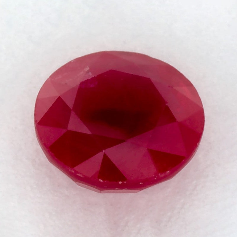1.57 Carat Round Natural Red Ruby