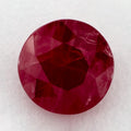 1.53 Carat Round Natural Red Ruby