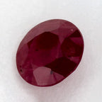 1.59 Carat Round Natural Red Ruby